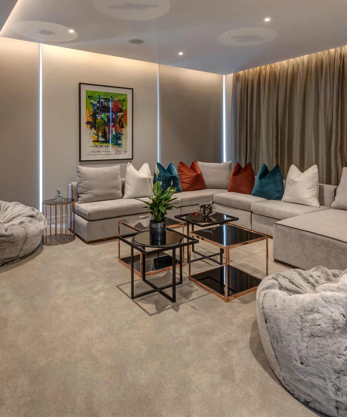 Residential living space, Interiors by Wanda Michelle